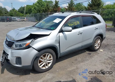 2014 Kia Sorento Lx V6 z USA, uszkodzony, nr VIN 5XYKT4A75EG512812